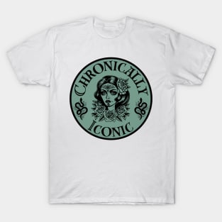 Chronically Iconic Green T-Shirt